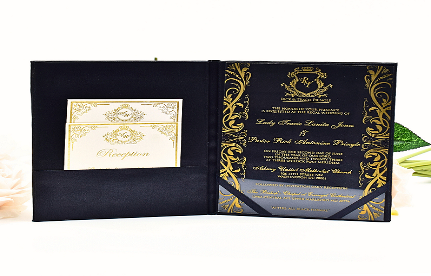 luxury wedding invitation cards